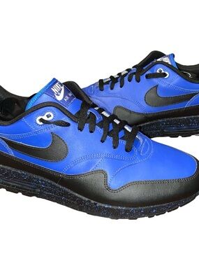 2019 Nike Air Max 1 ID Nathan VanHook Blue Black Dunk Sneakers 943756-901 Sz 12